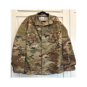 US Army OCP Multicam Flame Resistant Combat Shirt Military Issue Lg/extra long